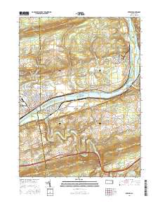 Berwick 2016 topographic map thumbnail