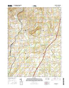 Biglerville 2016 topographic map thumbnail