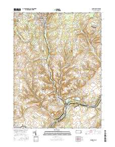 Bangor 2016 topographic map thumbnail