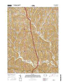 Amity 2016 topographic map thumbnail