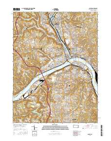 Beaver 2016 topographic map thumbnail