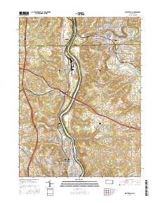 Beaver Falls 2016 topographic map thumbnail