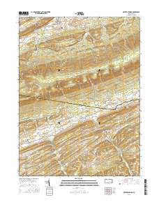 Beaver Springs 2016 topographic map thumbnail