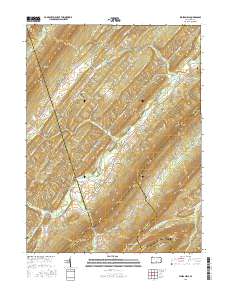 Blairs Mills 2016 topographic map thumbnail