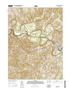 Blairsville 2016 topographic map thumbnail