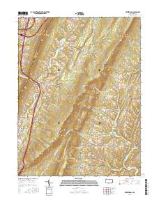 Breezewood 2016 topographic map thumbnail