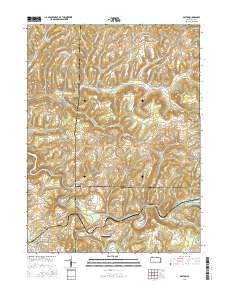 Dayton 2016 topographic map thumbnail