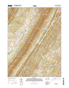 Clearville 2016 topographic map thumbnail