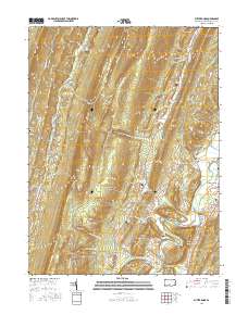Butler Knob 2016 topographic map thumbnail