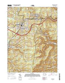 Cresson 2016 topographic map thumbnail