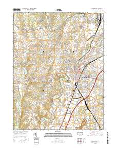 Chambersburg 2016 topographic map thumbnail