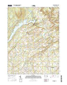 Bedminster 2016 topographic map thumbnail