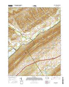 Beech Creek 2016 topographic map thumbnail