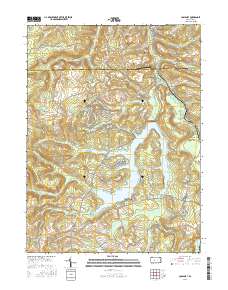 Coalport 2016 topographic map thumbnail
