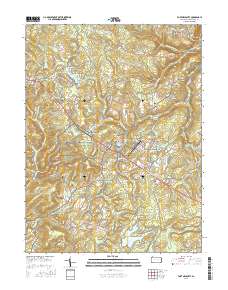 Fort Necessity 2016 topographic map thumbnail
