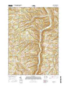 Gillett 2016 topographic map thumbnail