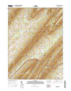 Doylesburg 2016 topographic map thumbnail