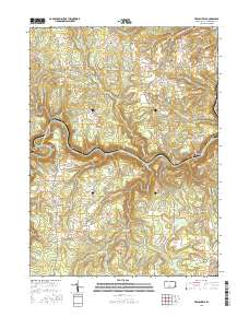 Frenchville 2016 topographic map thumbnail