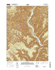 First Fork 2016 topographic map thumbnail