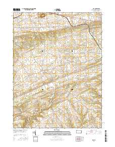 Gap 2016 topographic map thumbnail