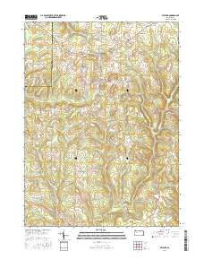 Fryburg 2016 topographic map thumbnail