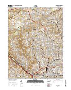 Germantown 2016 topographic map thumbnail