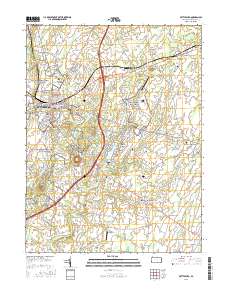 Gettysburg 2016 topographic map thumbnail
