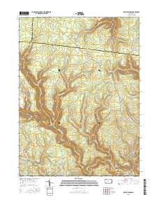 Devils Elbow 2016 topographic map preview