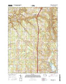 Edinboro North 2016 topographic map thumbnail