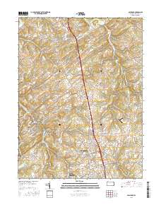 Glen Rock 2016 topographic map thumbnail