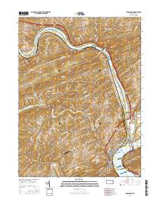 Duncannon 2016 topographic map thumbnail