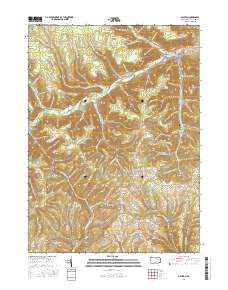 Galeton 2016 topographic map thumbnail