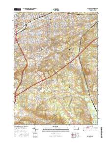Erie South 2016 topographic map thumbnail
