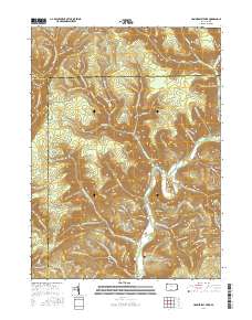 Hammersley Fork 2016 topographic map thumbnail