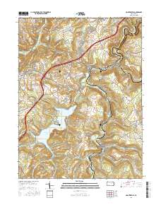 Hooversville 2016 topographic map thumbnail