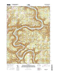 Kennerdell 2016 topographic map thumbnail