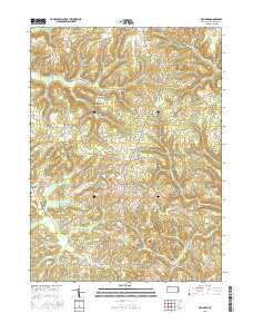 Hilliards 2016 topographic map thumbnail