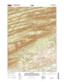 Hartleton 2016 topographic map thumbnail