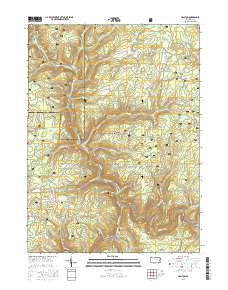Hallton 2016 topographic map thumbnail
