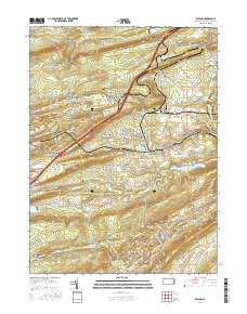 Delano 2016 topographic map thumbnail