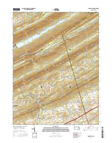 Grantville 2016 topographic map thumbnail