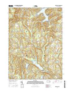 Harveys Lake 2016 topographic map thumbnail