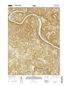 East Brady 2016 topographic map thumbnail