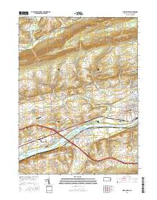 Mifflinville 2016 topographic map thumbnail