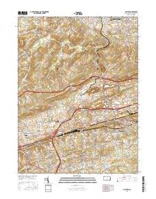 Malvern 2016 topographic map thumbnail