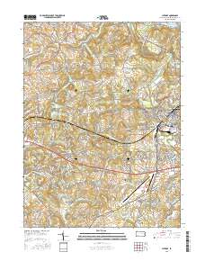 Latrobe 2016 topographic map thumbnail