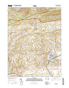 Manheim 2016 topographic map thumbnail