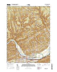 Lock Haven 2016 topographic map thumbnail