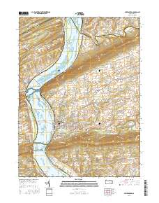Millersburg 2016 topographic map thumbnail