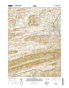 Lewisburg 2016 topographic map thumbnail